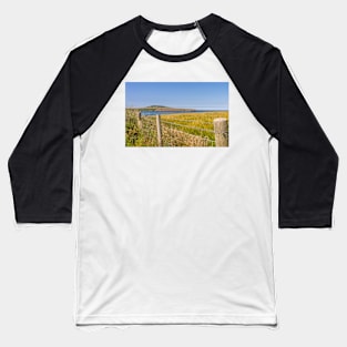 A view across Ramsey Sound towards Ramsey Island, Pembrokeshire Baseball T-Shirt